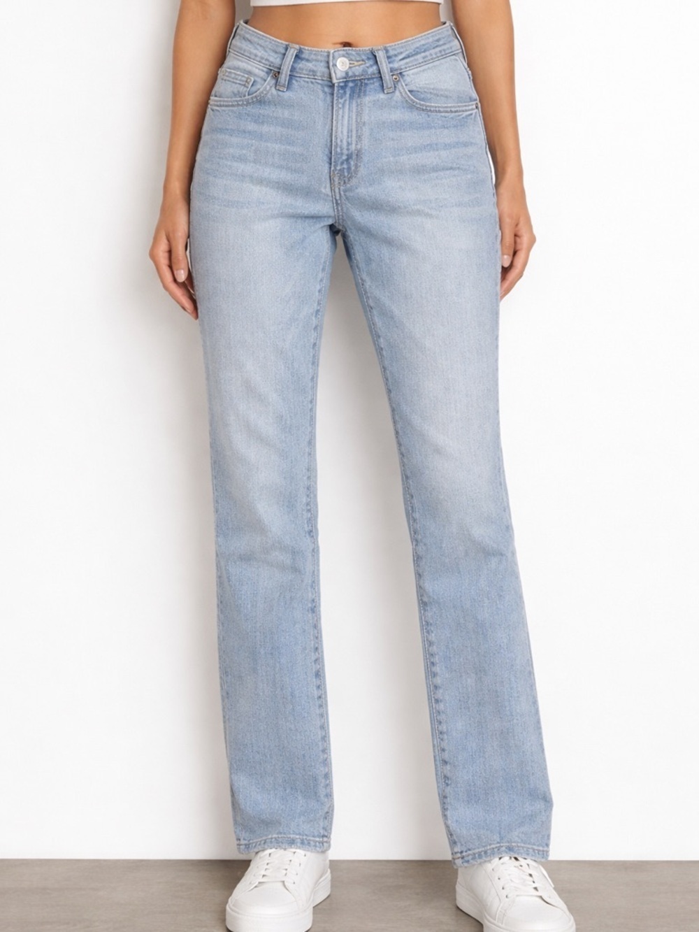 LC Lauren Conrad Light Blue Straight Leg Jeans